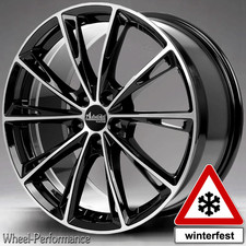 18 Zoll AX1 Alufelgen 8x18 5x112 ET45 schwarz frontpoliert f�r BMW Mini
