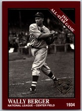 1994 Conlon Collection TSN #1098 Wally Berger Burgundy