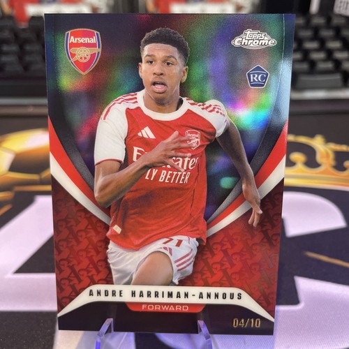 Topps Chrome Arsenal Fc Set 2026 Andre Harriman-Annous /10 Arsenal Rookie