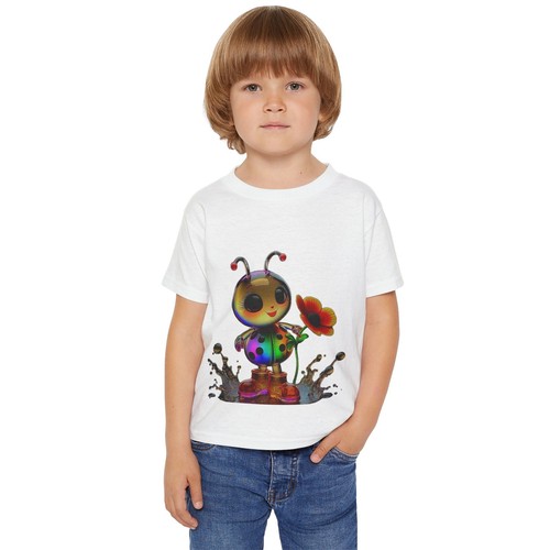 Heavy Cotton Toddler T-shirt LadyBug key to success Gift Kids Size: 2T-6T - Picture 8 of 21