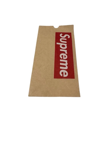 Sac en papier marron Supreme Box Logo SS 07 40 oz grand garçon NOS 1 sac unique