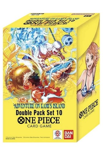 One Piece Adventure on Kami's Island Double Pack Set 10 Card Game (Brand New)