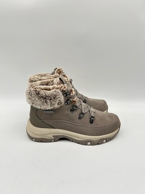 Skechers Trego Damen Winterstiefel Wasserdicht Grau EUR 37