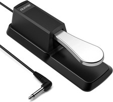 Sustain Pedal for Yamaha Keyboard, Piano Keyboard Pedal with Polarity Switch for