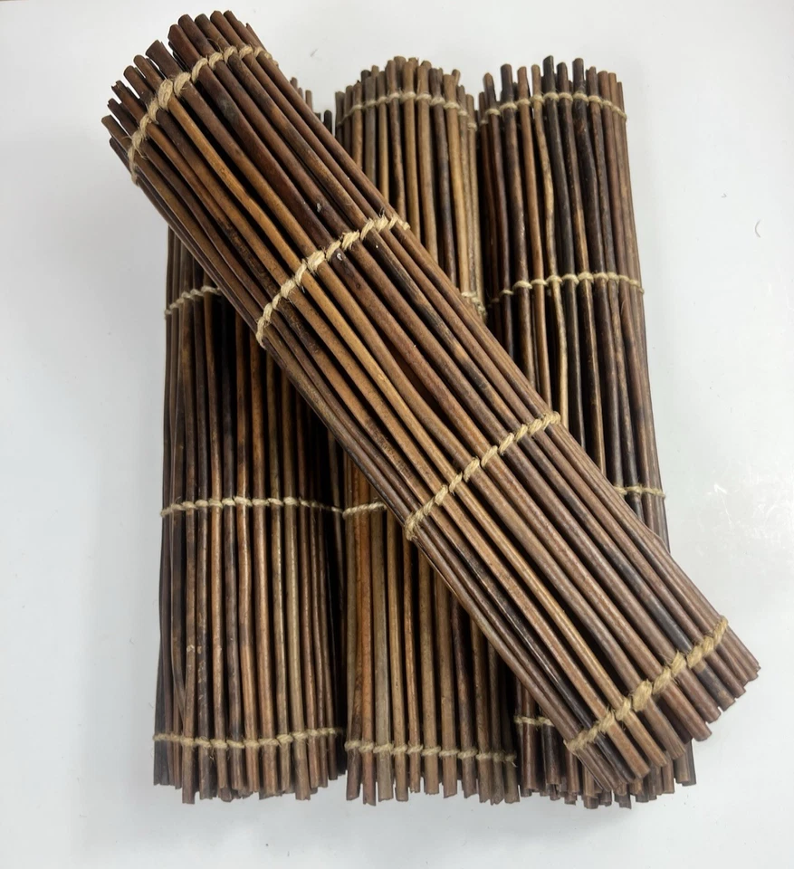 Pier 1 Tischsets BoHo Natur Tiki Rattan Bambus Stab Schilf Set/4 (20" x 14")