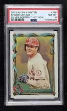 2023 Allen & Ginter Hot Box Silver Portrait Short Print Shohei Ohtani PSA 8 1dc4