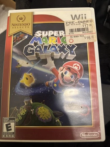 Super Mario Galaxy Nintendo Selects—Excellent Condition With Case & Manual