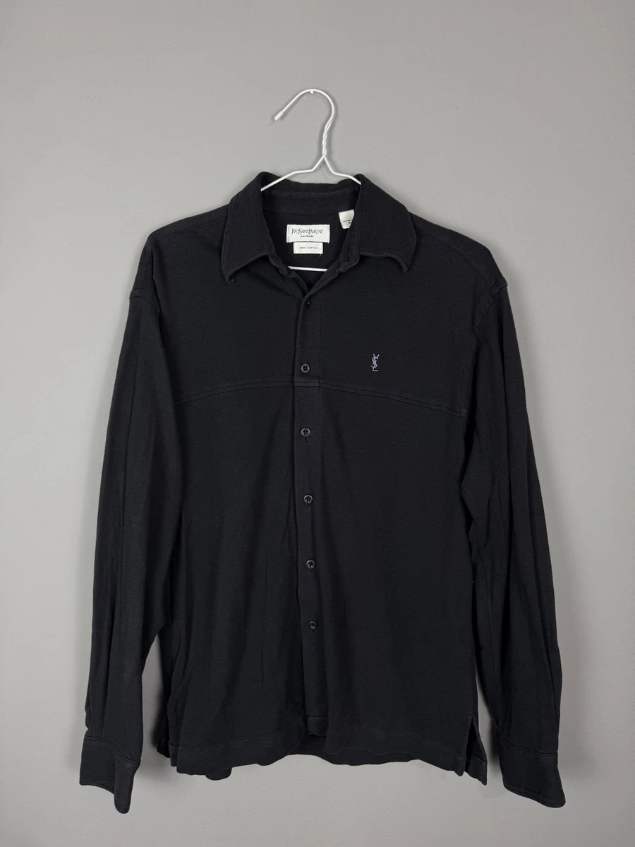 Saint Laurent Black Casual Button-Down Shirts for Men for sale | eBay