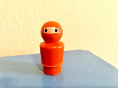 Vintage Fisher Price little people orange deep sea diver man 945 Off-Shore Cargo