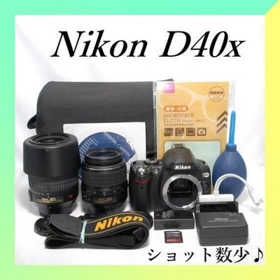 Nikon D40X DSLR Camera with 2 Lenses, From Japan