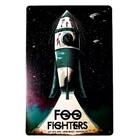 Foo Fighters Metal Tin Sign 12x8 Retro Rock Band Wall Decor Vintage Style