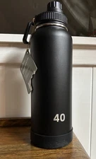 Adventuridge 40oz Vacuum Insulated Bottle, Black