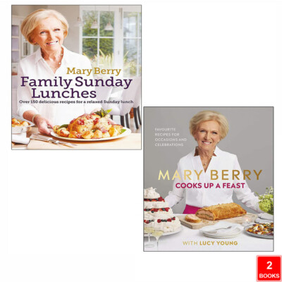 Mary Berry's Family Sunday Lunches, Cooks Up A Feast Books