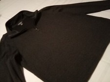 Van Heusen Flex Men's Long Sleeve Turttle Neck Zipper Pullover Very Nice Cond.