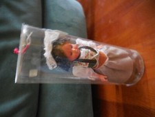 Vintage German Costume Celluloid doll 10" Girl doll NIDWALDEN in tube container