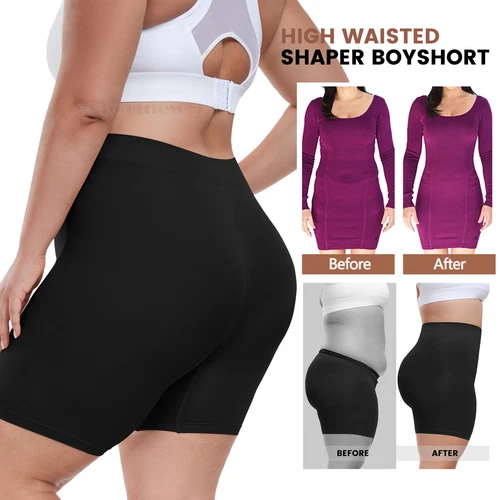 Pantalones cortos moldeadores talla grande para mujer pantalones cortos anti rozaduras pantalones cortos para niños bragas sin costuras - Imagen 4 de 35