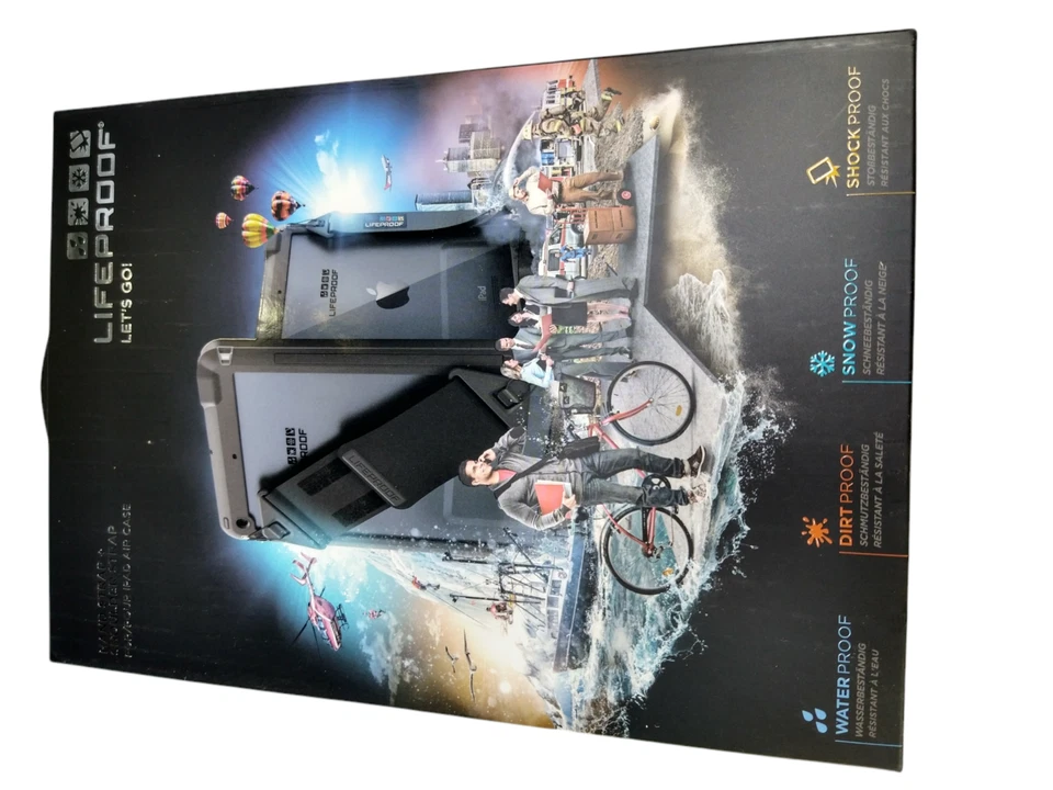 LifeProof Hand + Shoulder Strap for iPad Air Case Water Proof Shock Proof Black - Image 2 of 3