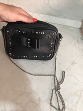 borsetta a mano con tracolla A Catenella Con Strass