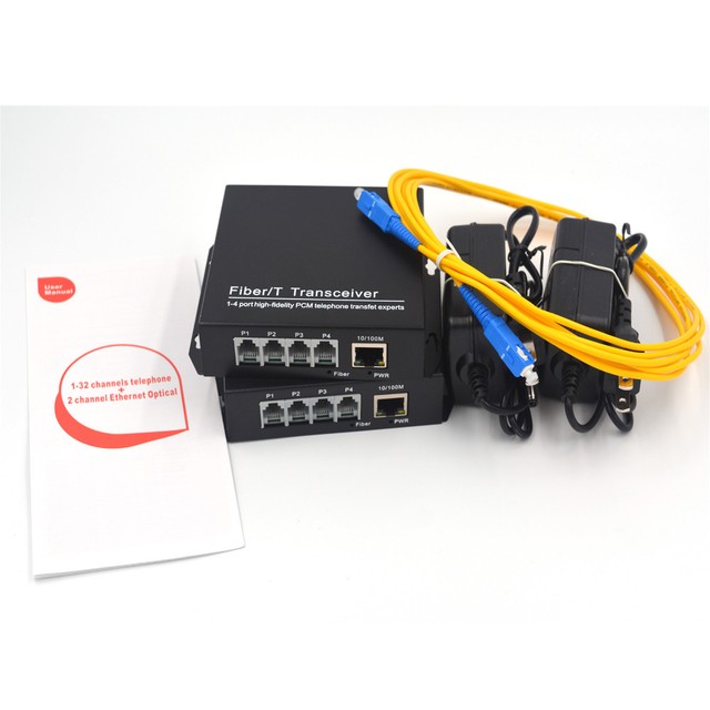 Telephone Extenders PCM Voice Tel over Singlemode single Fiber Optic