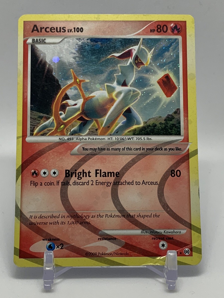 Pokmon TCG Arceus Arceus AR3/9 Holo Holo Rare DMG Pokmon TCG Arceus Arceus AR3/9 Holo Holo Rare DMG