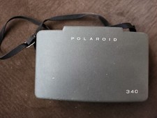 Vintage Polaroid Automatic Land Camera Model 340 with Carrying Case and Strap.c5