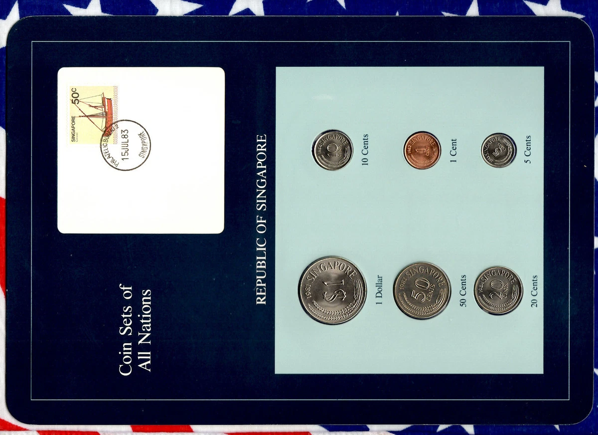 シンガポール 1983年他　貨幣セット Uncirculated 1983 Singapore Coins for sale | eBay