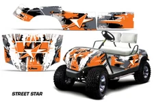 Cart Graphics Kit Decal Sticker For Yamaha Golf Cart 1995-2006 STREET STAR ORG