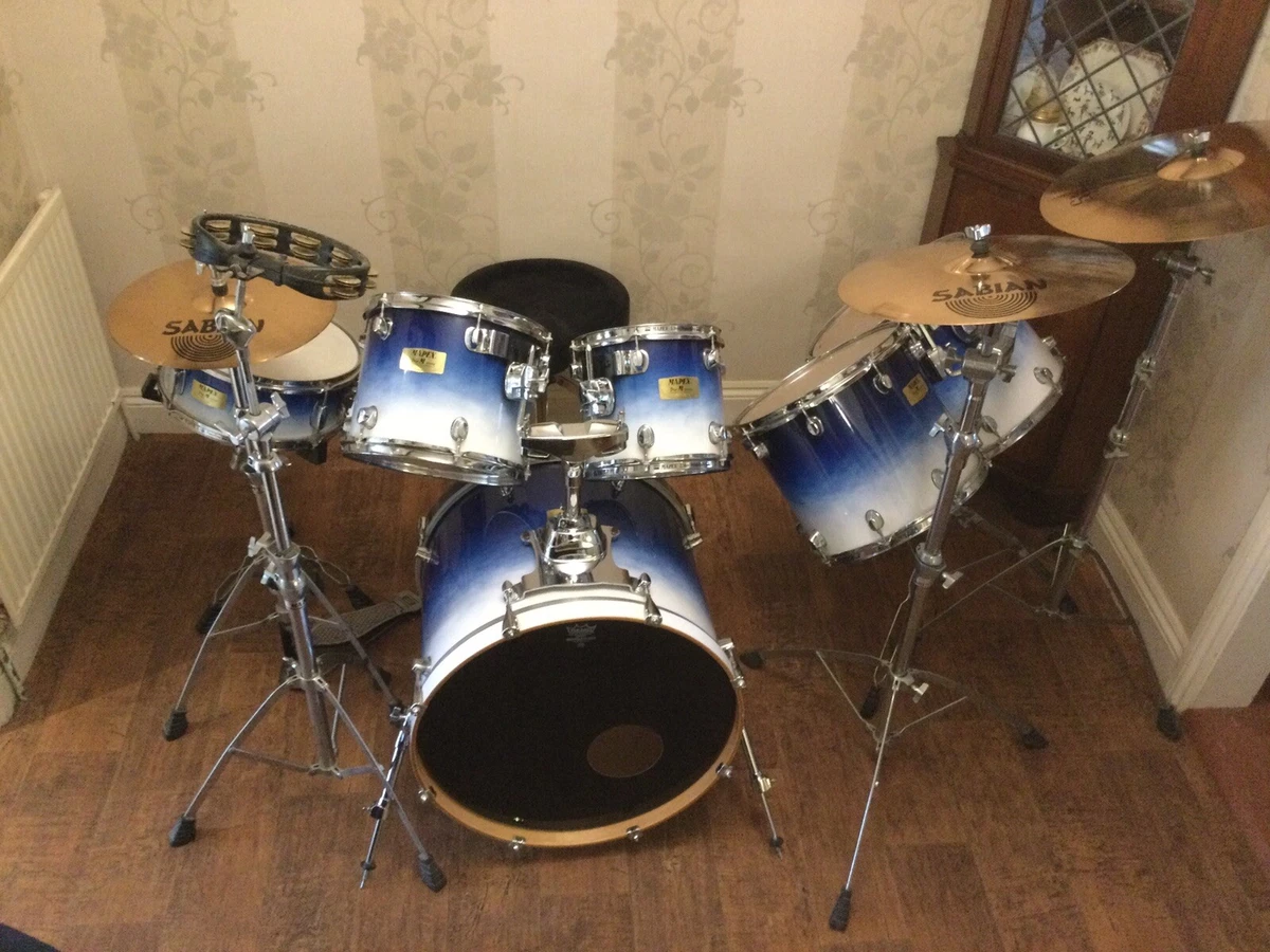 Mapex Pro M Series Drum Kit Blue Ice Fade