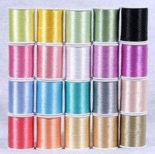 20 Spools Premium Quality Threads of Polyester Embroidery Machine 1-Set