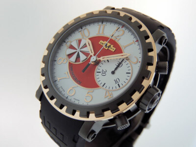 DeWitt Academia Chronograph IN 2 Ton AC6005.53 Ti / Rosegold 43mm