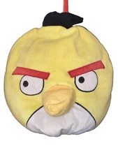 Angry Birds YELLOW Chuck Stuffed Plush Large 12" Bean Bag Toy Kids