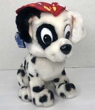 Applause Disney 101 Dalmatians Plush Dog Patch w/ Paint Splatter Red Hat Vintage