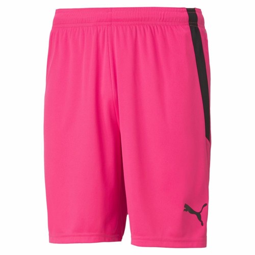 black puma soccer shorts