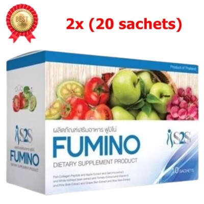 2x Fumino S2S Fiber Detox Weight Powder Cleansing Belly Burn Natural Beverage