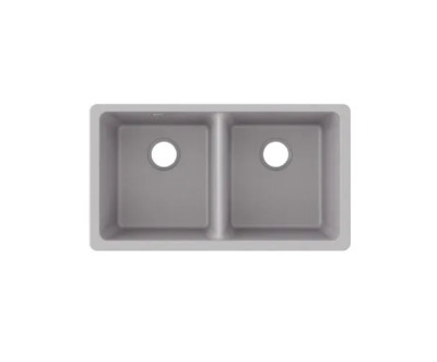 Elkay Quartz Classic 33'' Undermount Double Basin Quartz Composite Kitchen Sink