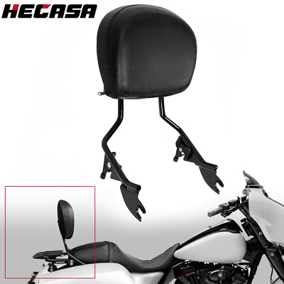 Detachable Backrest Sissy Bar For Harley Road Glide Street Glide Road King 09-26