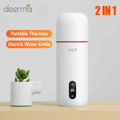 ORIGINAL Deerma Portable Electric Kettle Thermal Cup smart Water Boil Temp. 