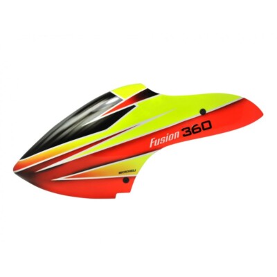 Microheli Airbrush Fiberglass Assassin Canopy - BLADE FUSION 360