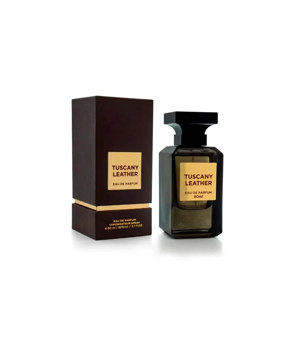 FRAGRANCE WORLD TUSCANY LEATHER UNISEX 80ML EAU DE PARFUM LONG LASTING  SCENT