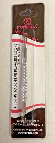 Empujador de uñas removedor de cutículas manicura pedicura acero inoxidable - Imagen 1 de 3