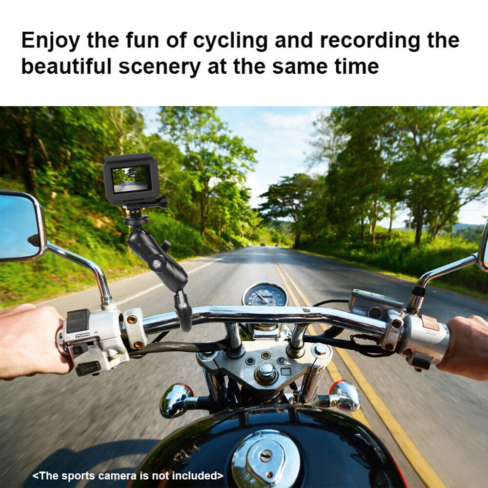 PULUZ Motorcycle Bike Handlebar Mount Camera Holder Bracket For INSTA360 X2 P6H0