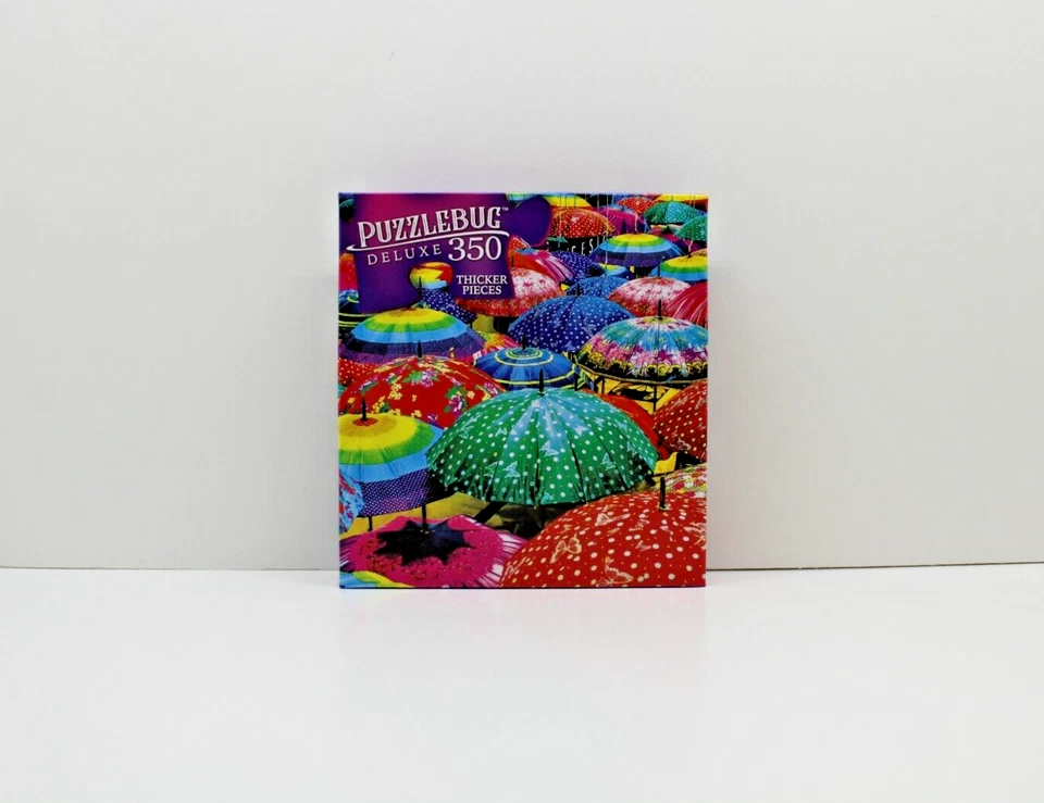 350 Pieces Jigsaw Puzzle Colorful Patterns Umbrellas 20 X 12 Puzzlebug Deluxe - Image 3 of 3