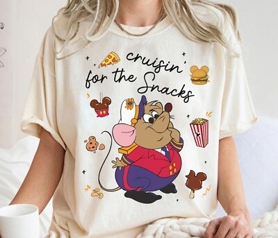Cinderella Gus Gus Snacks Disney Cruise Line Unisex Adult Kid Tee 660417