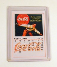 Coca-Cola Mini Replica Calendar February 2005 Johnny Lightning