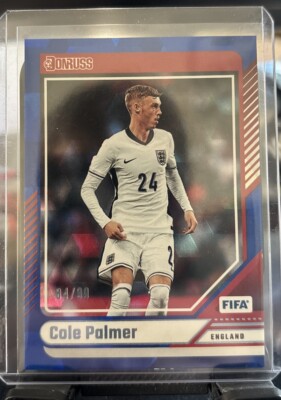 2024-25 Donruss Soccer FIFA COLE PALMER Blue Cubic /99 #62, England