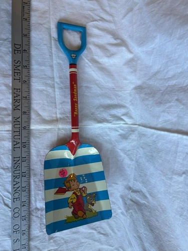 Vintage 1950s Ohio Art Co. “Happy Sandman” Metal Shovel Retro, Made In The USA
