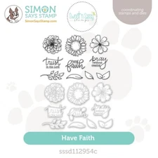 NEW - Stamptember 2023 - Sweet ‘n Sassy - Have Faith Stamp and Die Set