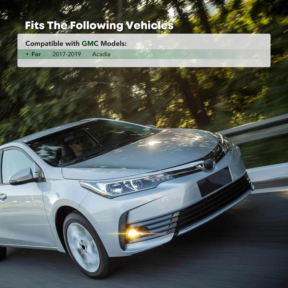 Bisel de luz antiniebla izquierda del conductor delantero para GMC Acadia 2017 2018 2019 84142274 Foto 2 de 4