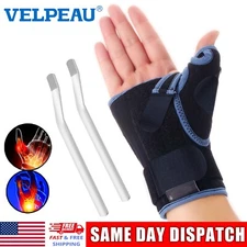 VELPEAU Wrist Brace with Thumb Spica Splint for Carpal Tunnel Pain, Tendonitis