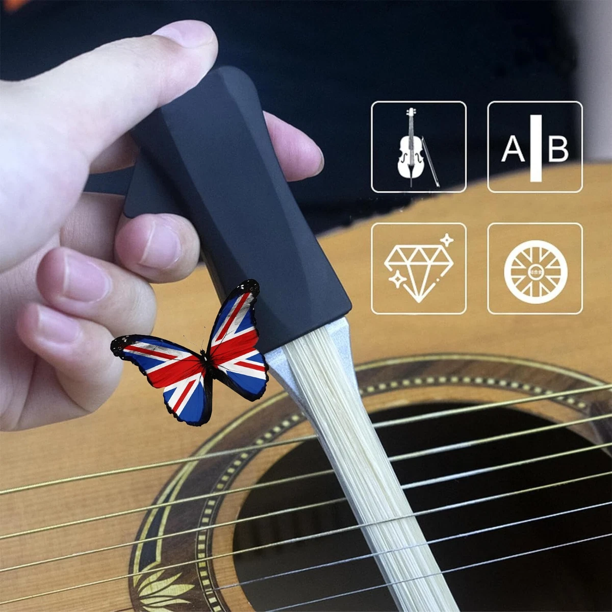 Bowed guitar outlet
